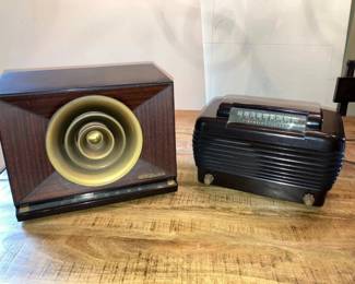 108-JM: Pair of Antique Table Radios