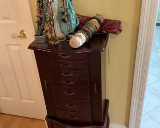 Jewelry Armoire 16”x40”x11”