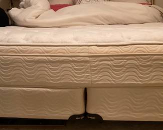 King size Restonic Comfort Care mattress and box springs in excellent condition 