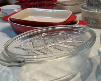 Fire King "Tree of Life" Oval Dish 