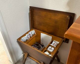Mid Century "Dough Box" Side Table