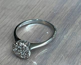 10k white gold