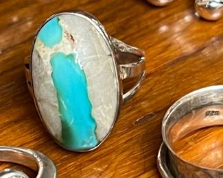 Boulder Turquoise ring