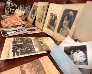 Antique Vintage Photographs Collection Black White Photos Portraits Family Snapshots Ephemera