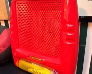 Vintage Lite-Brite Light Bright Toy Red Case Hasbro Retro Kids Toy 1980s Collectible Game