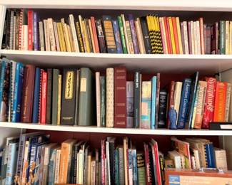 Bookcase Shelves Reference Books Dictionaries Art Books Ideals Magazines Vintage Book Collection Lot
