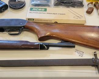 Firearms, ammunition and gear. WWII Japanese Arisaka bayonet and sheath. 