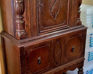 Antique Jacobean cabinet. 