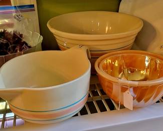 Vintage kitchen ware.