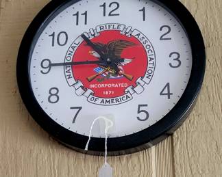 NRA wall clock. 
