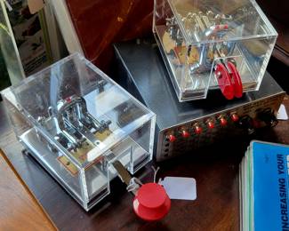 Vintage telegraph equipment. 