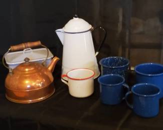 Copper Revere Kettle And Coffee Related Friends