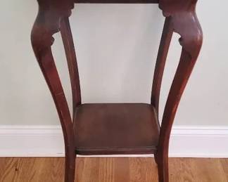 Antique Two Tiered Side Table