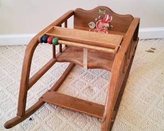 Antique Childrens Rocking Chair