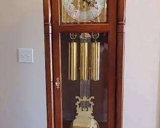 Vintage Oak  Ridgeway Grandfather Clock