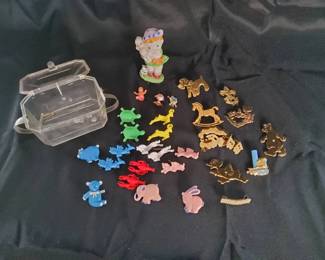 Made in Occupied Japan Figurine and Vintage Barretts