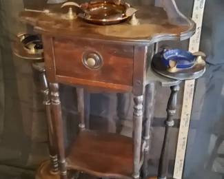 Antique HT Cushman Smoking Stand
