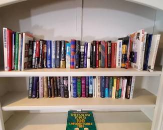 Large Home Library Modern Book Lot