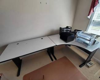 Set Of Desks And Paper Sorting Bundle