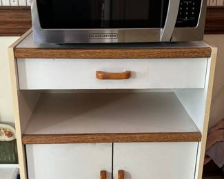 Microwave Cart & Microwave 