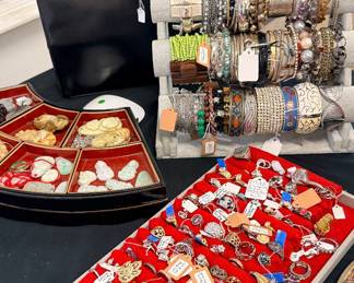 Jadeite, rings, and bracelets by East Meets West Antiques and Curiosities