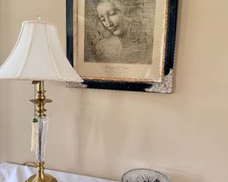 Framed Leonardo Da Vinci print