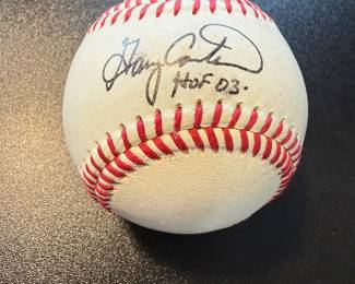 Gary Carter Signed Baseball