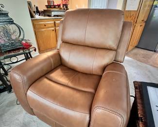 leather recliner chair