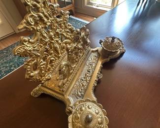 $75 Brass Inkwell Set 