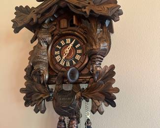 $800.  August Schwer Black Forest Germany Cuckoo clock