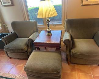 $145 ea. Chair $40 ottoman 