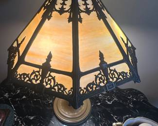 $290 Slag Glass Lamp