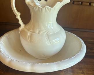 $30 Ceramic bowl and pitcher
