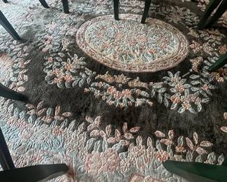 $800 Silk Area Rug (under kitchen table and chairs)