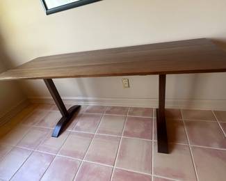 $90 Walnut Table 72x24x31 