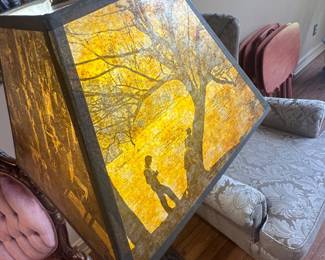 OFFERS-  4 Scenery Floor Lamp and Shade 