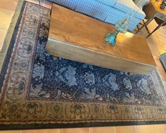 $400 Hand-knotted Persian-style Wool Rug 64”x94”