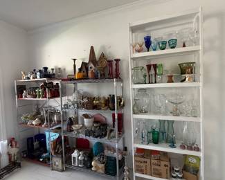 Glass and ceramic objects from all over the world.