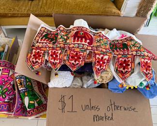 Vintage and global textiles, the one in the picture is from Tibet.