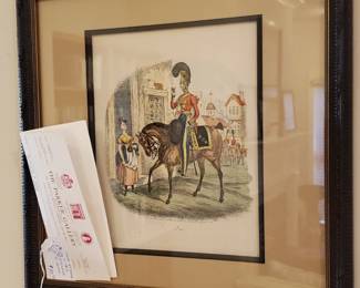 ca. 1850 Color Etching. London, England; sourced from The Parker Gallery 