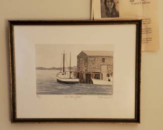 Carol Collette, Limited edition 59/150 "The Fishing Boat"