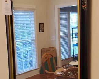 Vintage LaBarge Chinoiserie Hand Decorated Arch Top Mirror