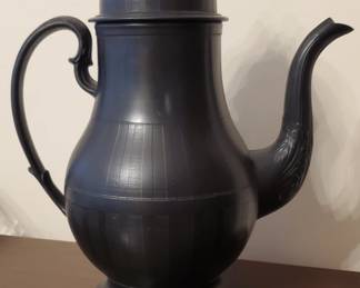 Antique Black Basalt Teapot ca. 1790-1820