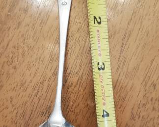 Georgian Hallmarked Sterling Condiment spoon