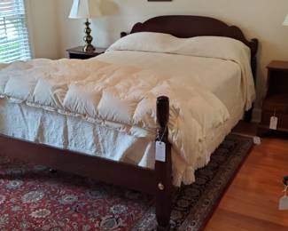 Queen Size Bed, Shifman Mattress and box spring