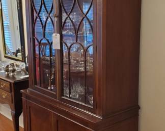 Classic Design, and hard to find, Lighted with Glass Shelves Retailed over $5,000