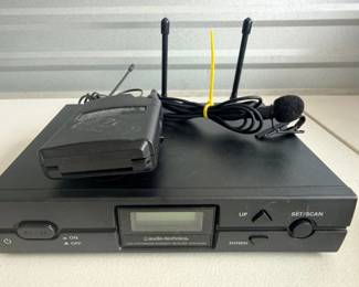 57 AudioTechnicaUHFReceiverBodyPackTransmitter