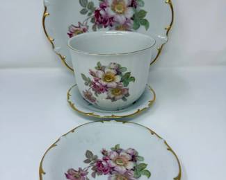 144 4PieceSetofWildRosebyCarlSchumannGermany