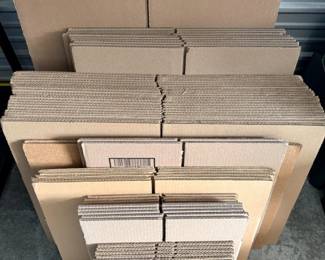 14 CorrugatedFlatPackCardboardBoxes