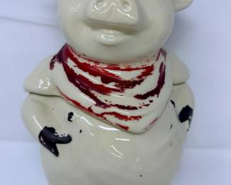 11 ShawneePotterysSmileyPigCookieJar